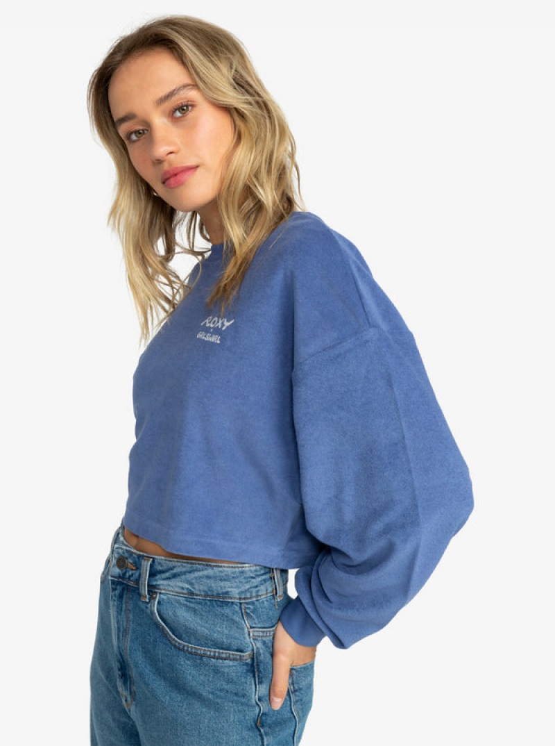 Roxy Grl Swirl Cropped Hoodie | 39761-PAZM