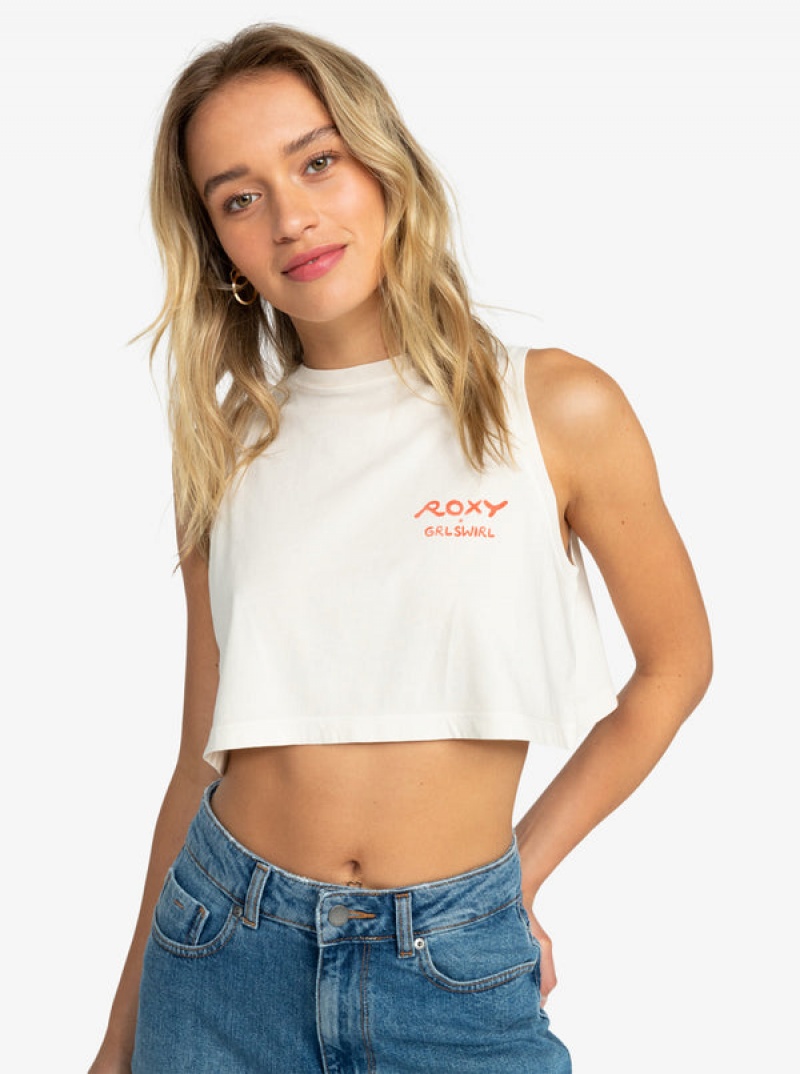 Roxy Grl Swirl Cropped Oberteile | 83025-MGYW