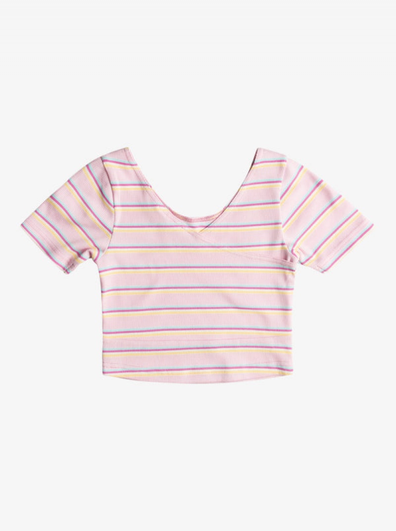 Roxy Happiest Year Knit T-shirts Mädchen | 08753-BNAZ