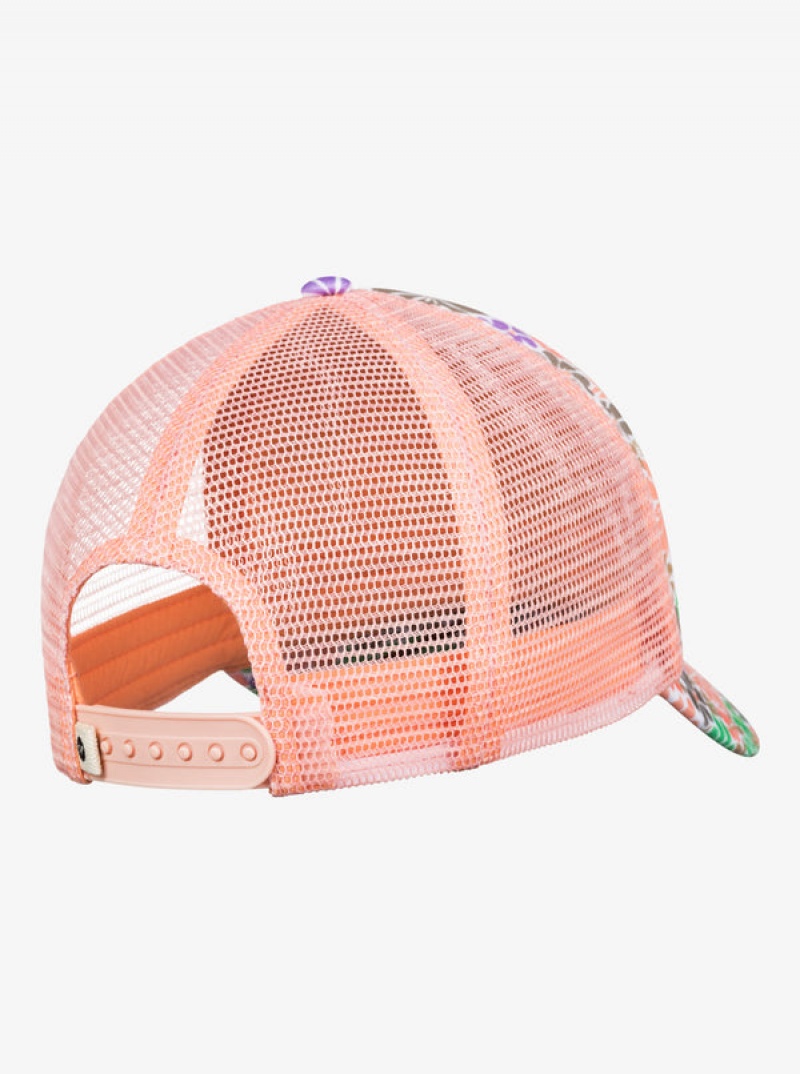 Roxy Honey Coconut Trucker Hüte Mädchen | 36281-ZPUV