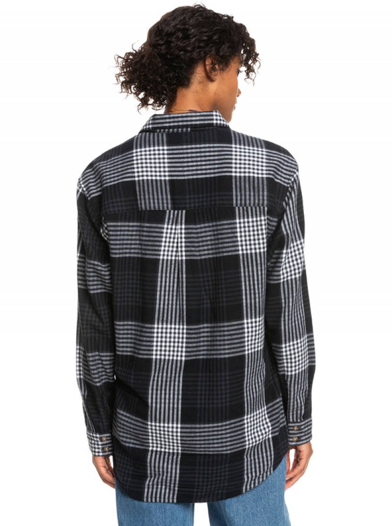 Roxy Let It Go Flannel Long Sleeve Oberteile | 29543-EZXN