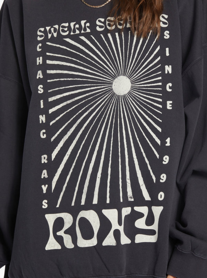 Roxy Lineup Oversized Crew Neck Loungewear | 53219-NSQH