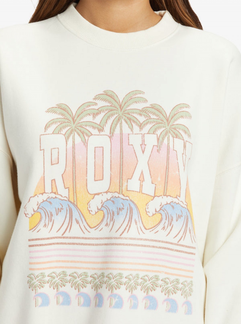 Roxy Lineup Oversized Crew Neck Loungewear | 31596-SWVO