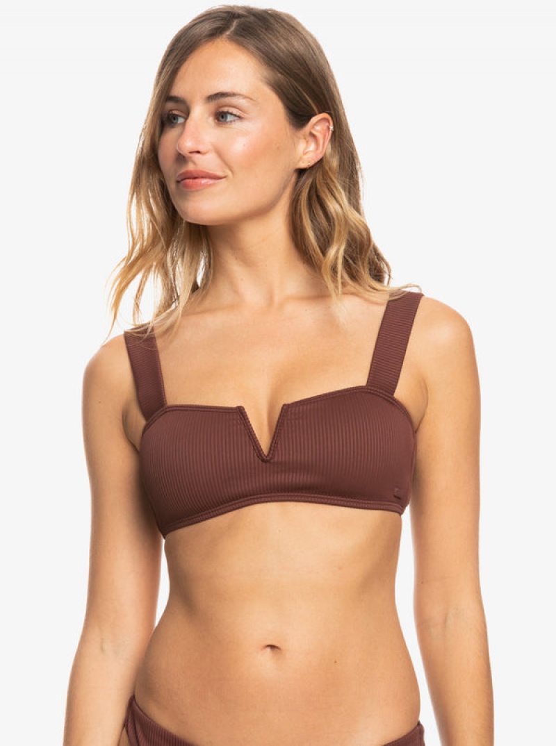 Roxy Love The Coco V Bralette Bikinioberteile | 93752-MNBW