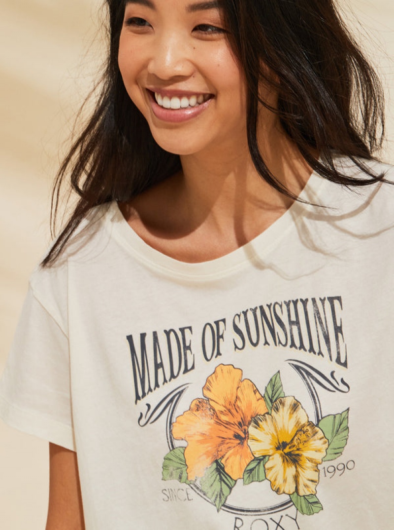 Roxy Made Of Sunshine T-shirts | 41326-CIJX