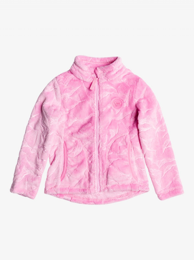 Roxy Mini Igloo Technical Zip-Up Mit Kapuze Fleece Snowboardjacken Mädchen | 70645-CUYA