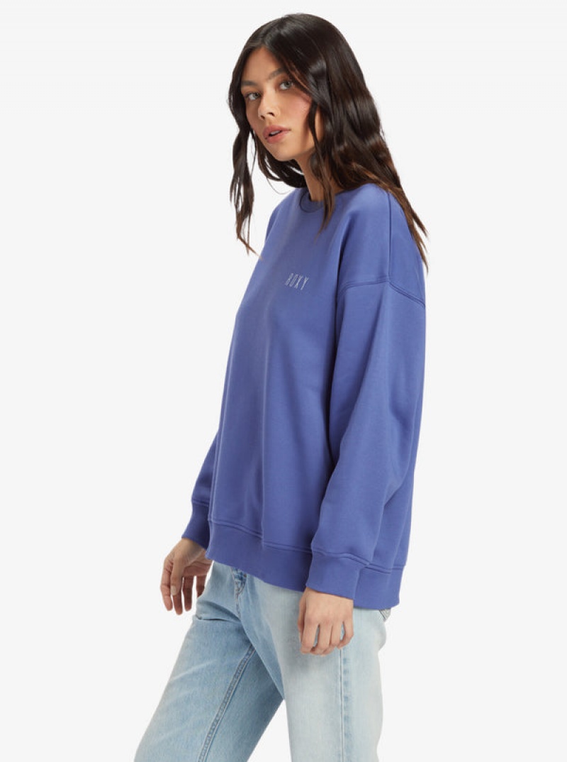 Roxy Morning Hike Crew Neck Loungewear | 67245-BFSM