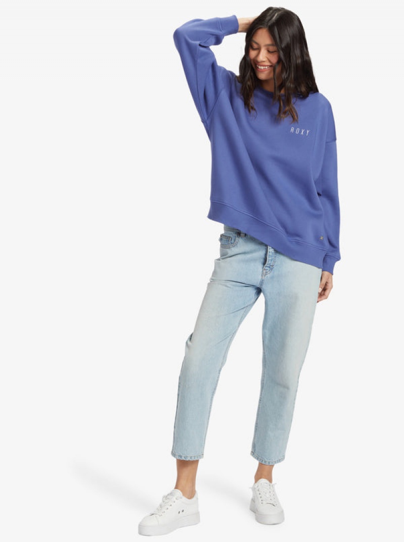 Roxy Morning Hike Crew Neck Loungewear | 67245-BFSM