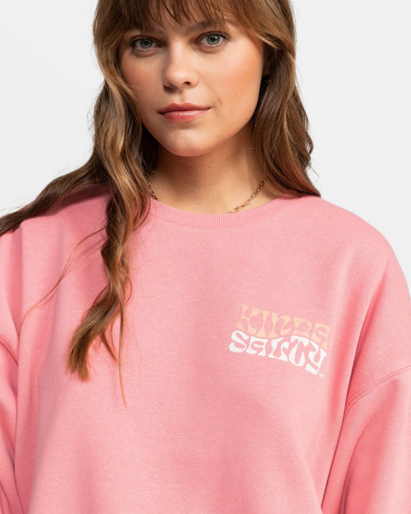 Roxy Morning Hike Crew Neck Loungewear | 25869-NXQB