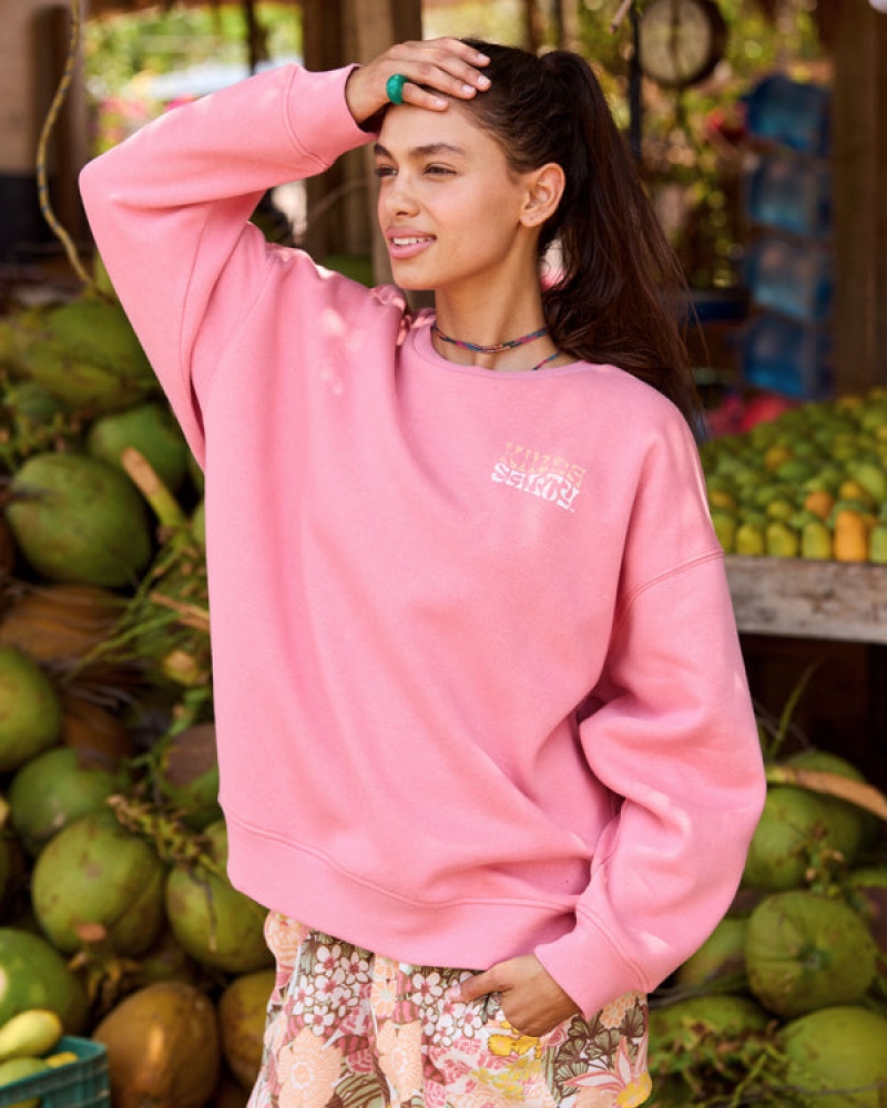 Roxy Morning Hike Crew Neck Loungewear | 25869-NXQB