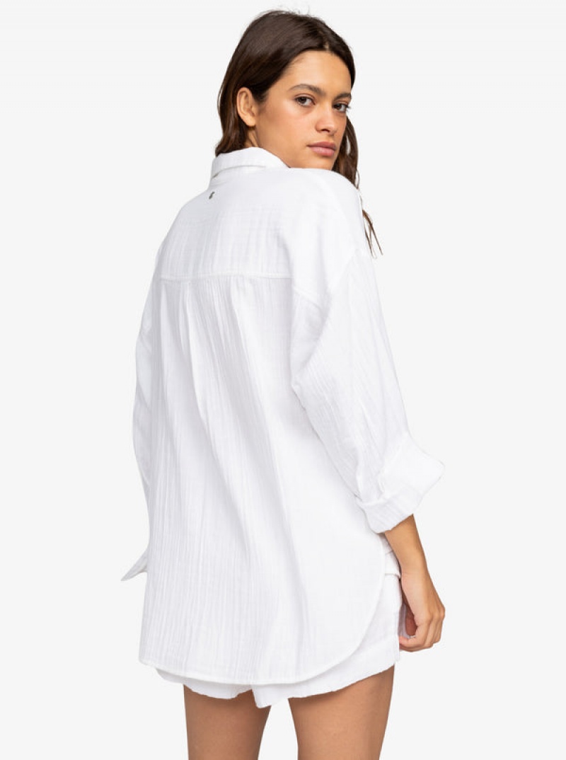 Roxy Morning Time Long Sleeve Oberteile | 34528-BQWT