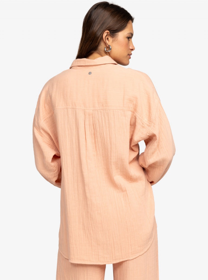 Roxy Morning Time Long Sleeve Oberteile | 14602-RBAG