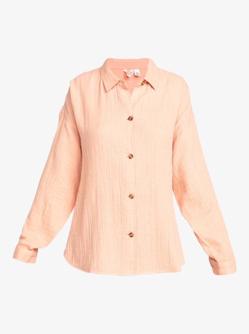 Roxy Morning Time Long Sleeve Oberteile | 14602-RBAG