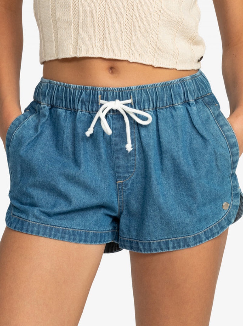 Roxy New Impossible Denim Kurze Hose | 92318-JSVI