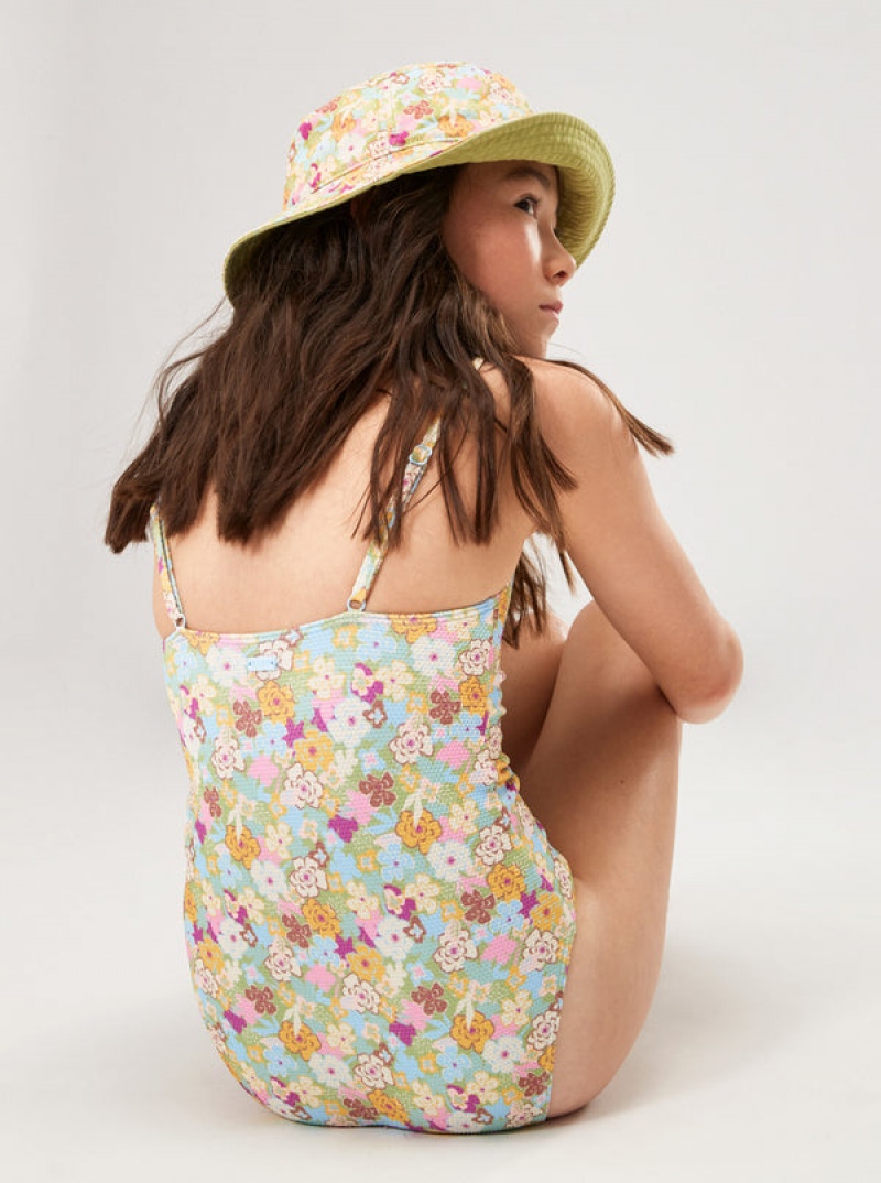 Roxy Nostalgic Seaside One-Piece Bademode Mädchen | 01657-LKZR