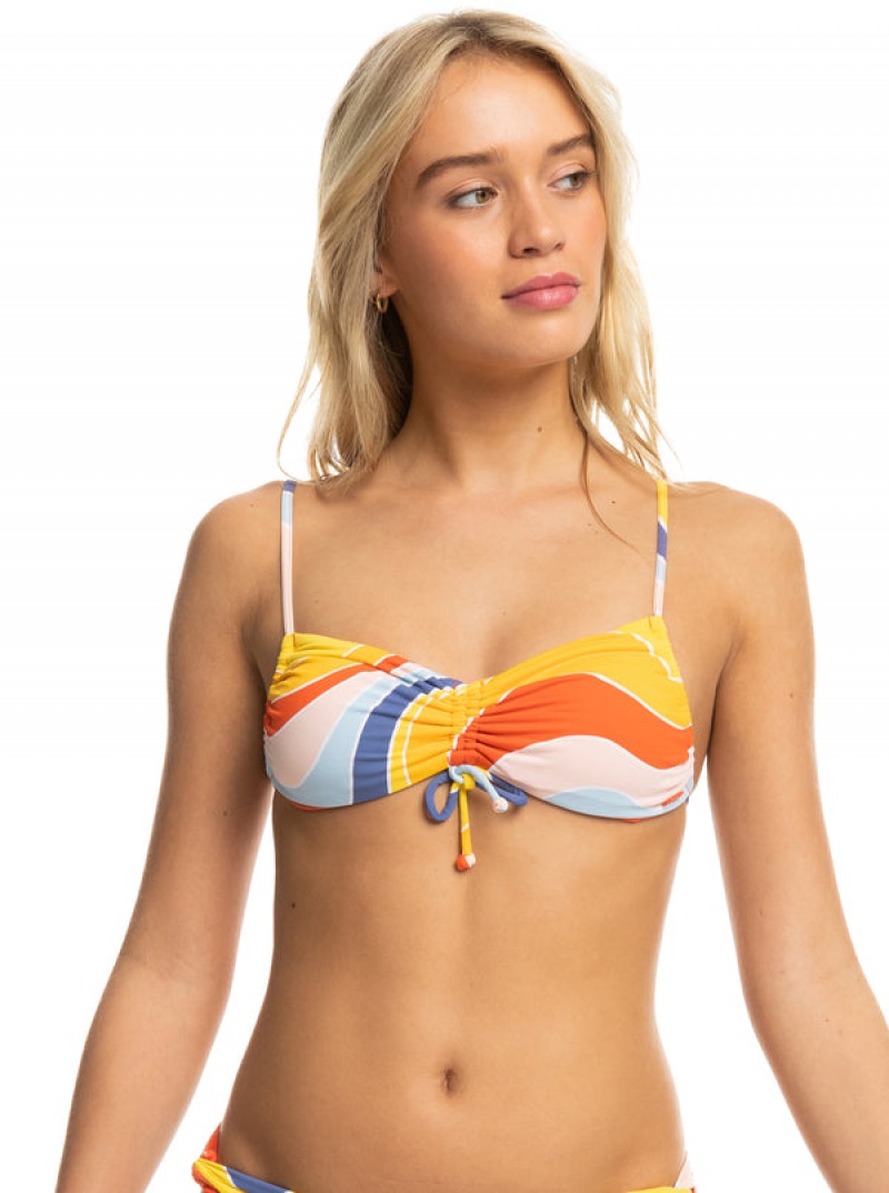 Roxy Palm Cruz Bralette Bikinioberteile | 67914-QXDR