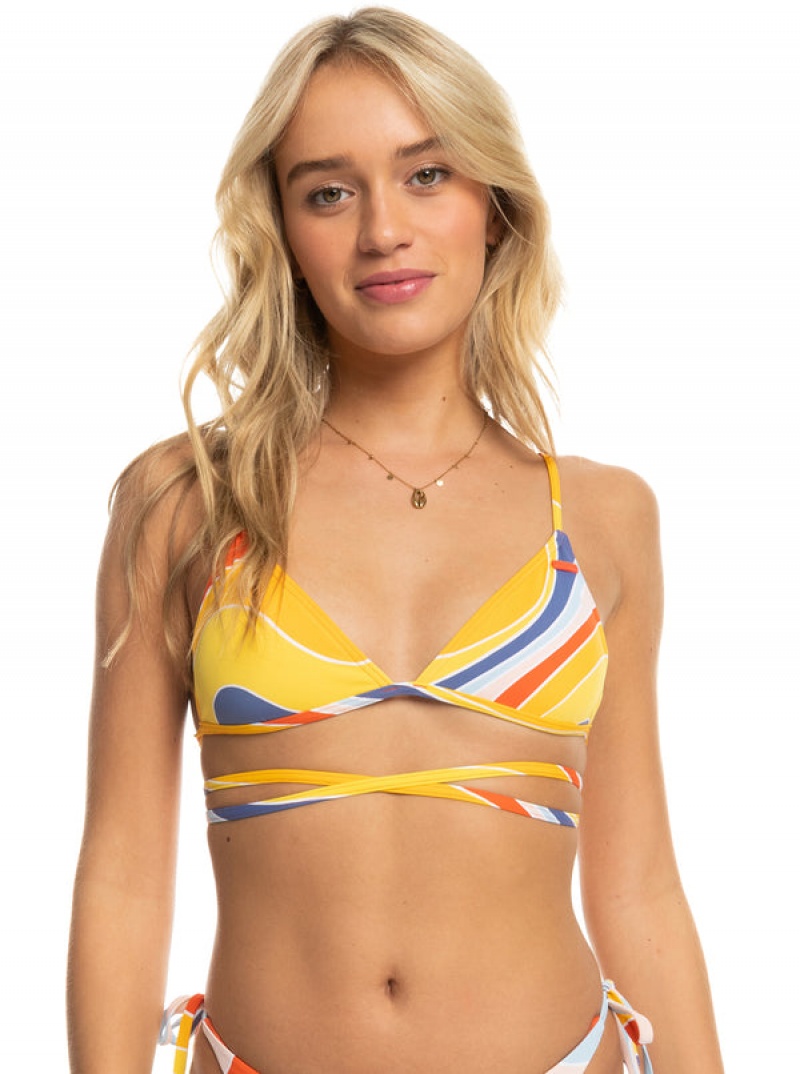 Roxy Palm Cruz Triangle Bikinioberteile | 97815-NQKE