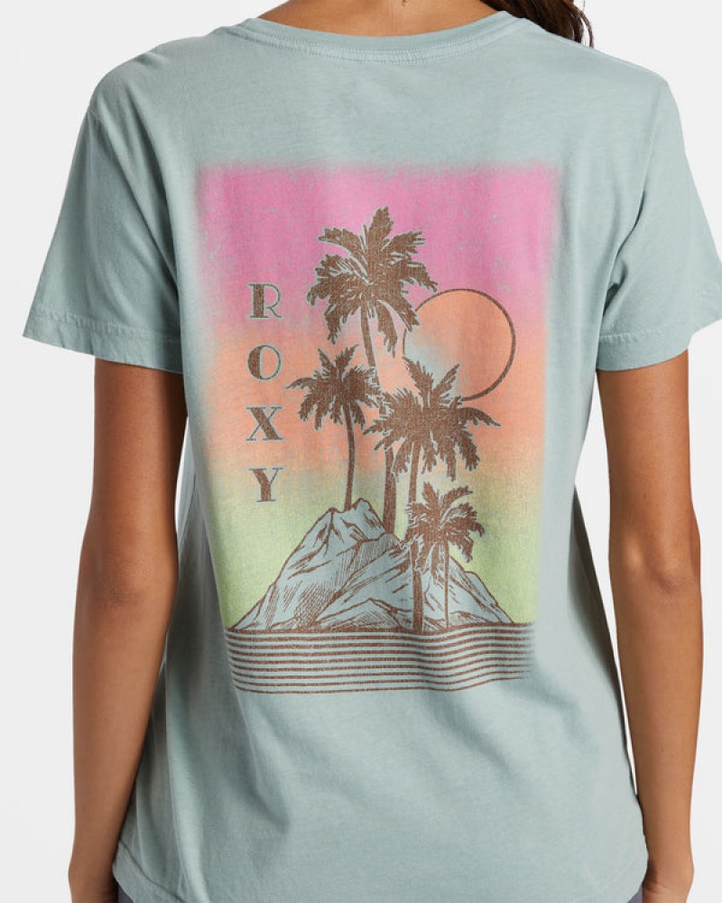 Roxy Palm Springs Boyfriend T-shirts | 57931-JWLI