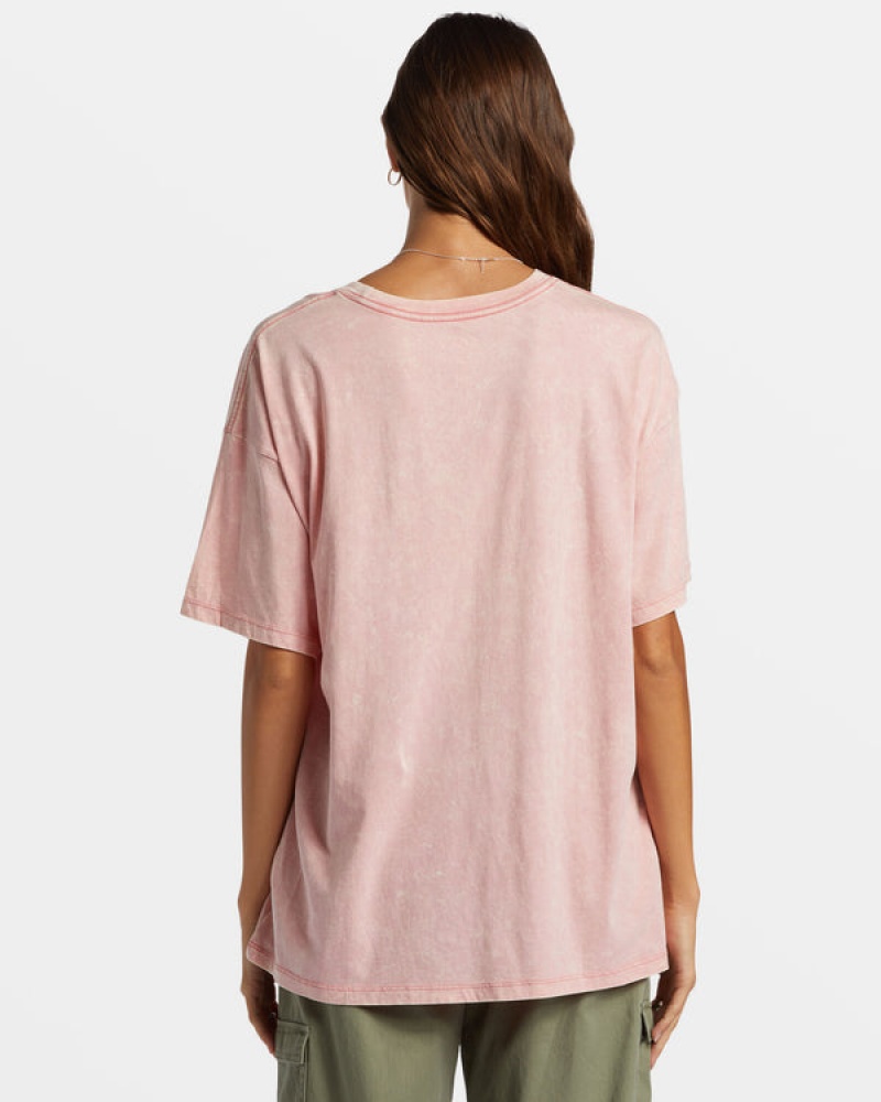 Roxy Palm Springs Oversized T-shirts | 98403-AVMP