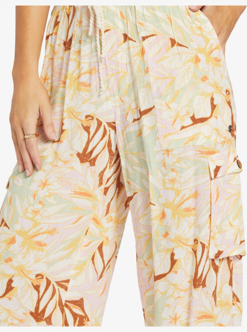 Roxy Precious High-Taille Printed Cargo Hose | 58342-ZTJN