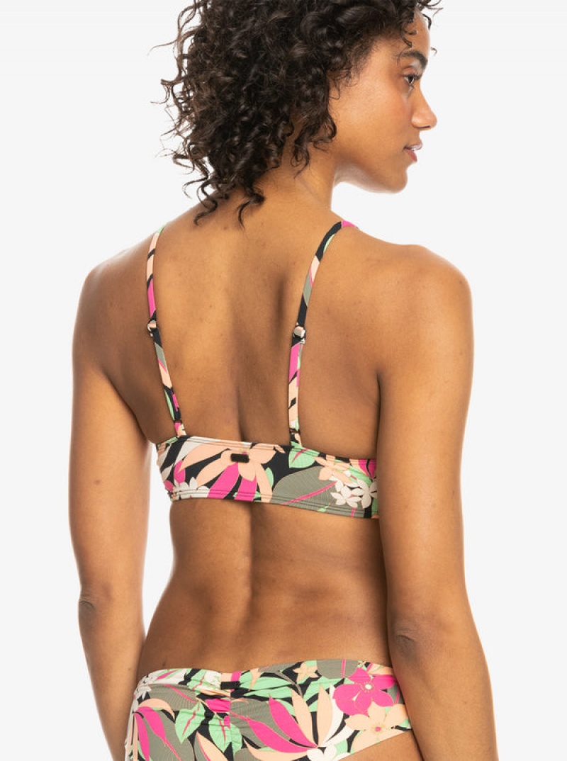 Roxy Printed Beach Classics Bra Bikinioberteile | 27806-YONM