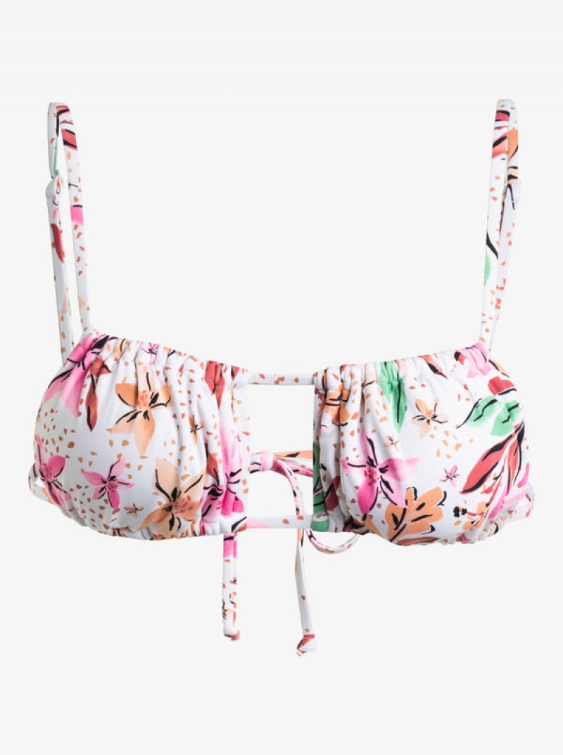 Roxy Printed Beach Classics Bralette Bikinioberteile | 36742-ALIB