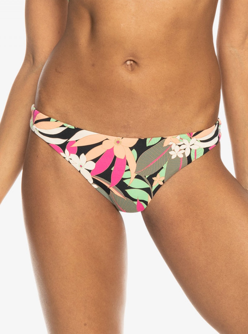 Roxy Printed Beach Classics Cheeky Bikinihosen | 23495-TRPX