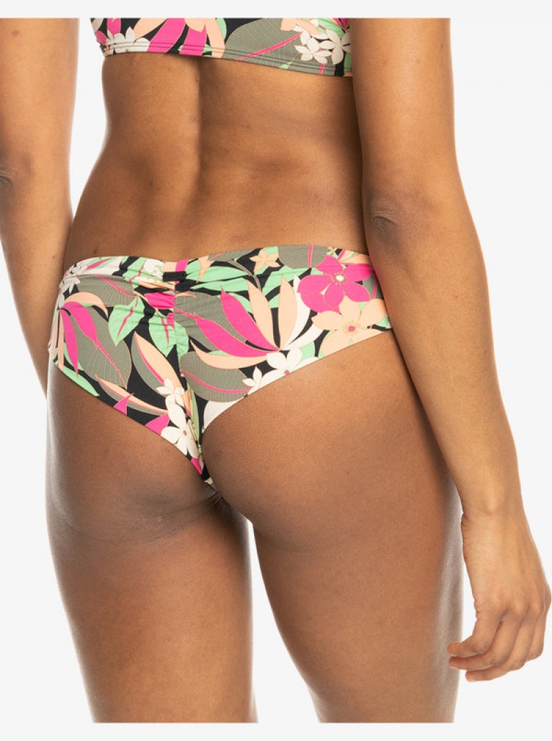 Roxy Printed Beach Classics Cheeky Bikinihosen | 23495-TRPX