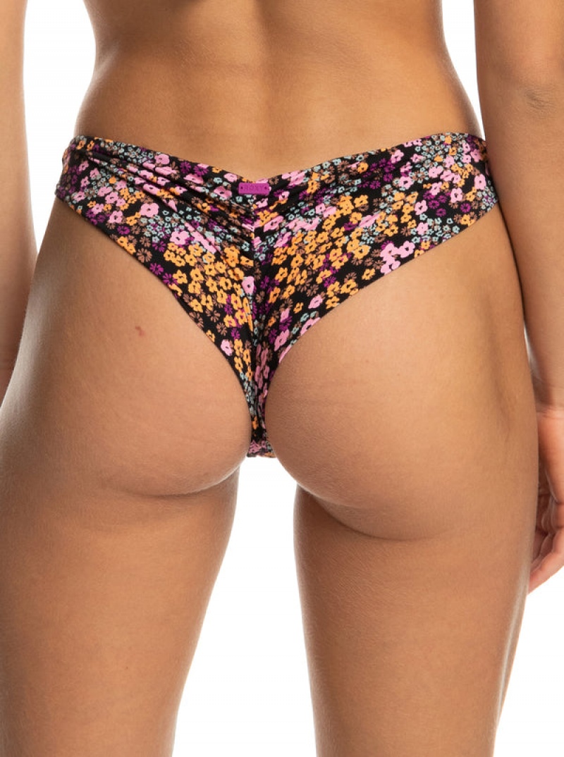 Roxy Printed Beach Classics Cheeky Bikinihosen | 30259-PICT