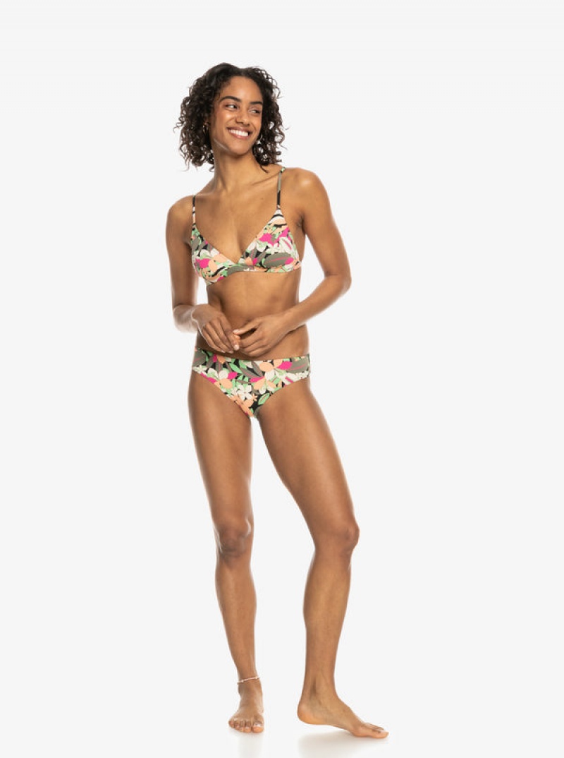 Roxy Printed Beach Classics Fixed Triangle Bikinioberteile | 61739-ETXC