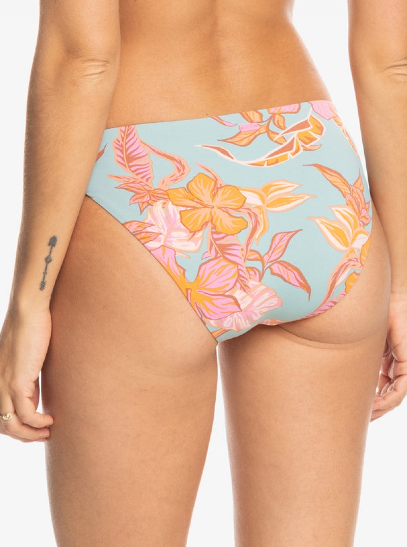 Roxy Printed Beach Classics Hipster Bikinihosen | 05976-EJMB