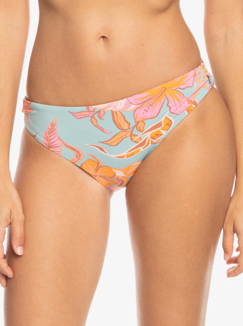 Roxy Printed Beach Classics Hipster Bikinihosen | 05976-EJMB