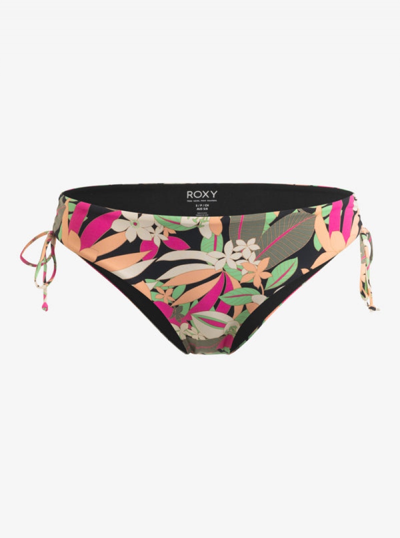 Roxy Printed Beach Classics Hipster Side-Tie Bikinihosen | 94683-ZEQR