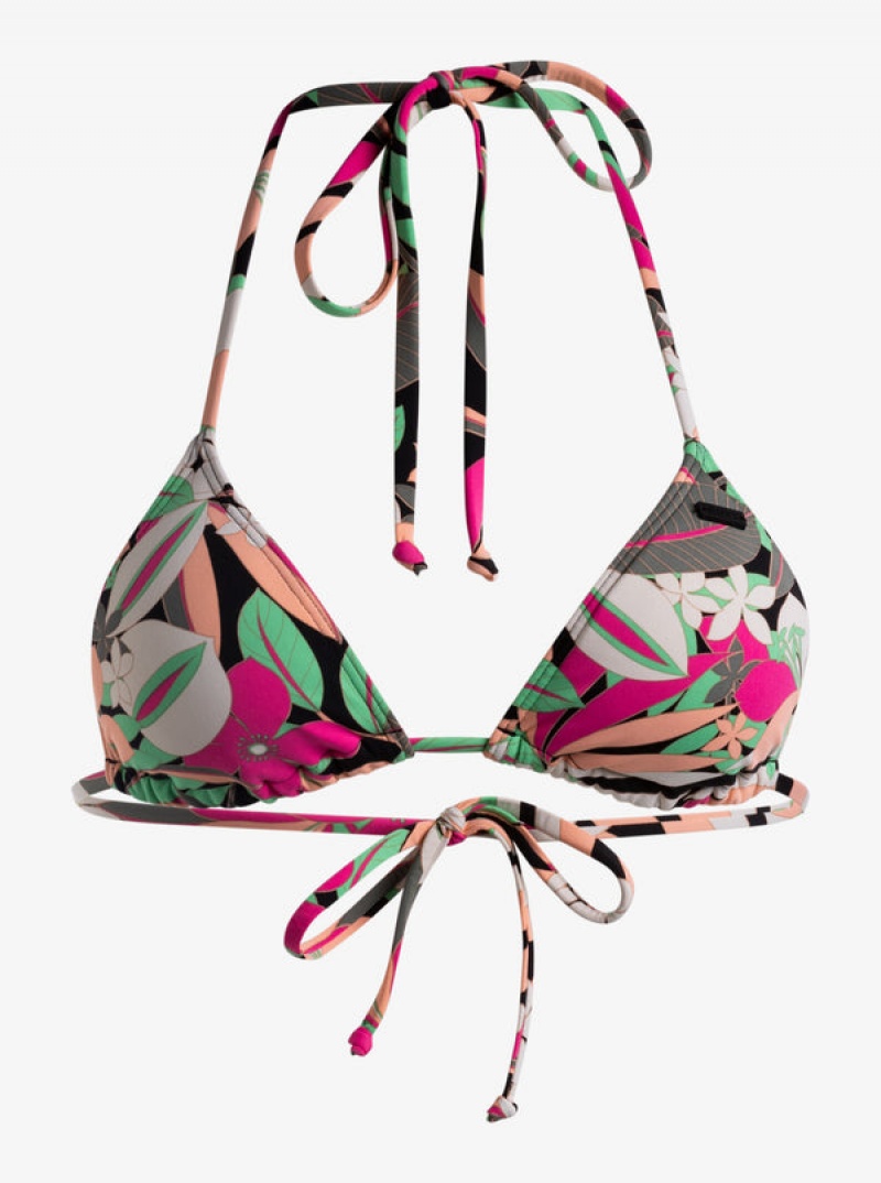 Roxy Printed Beach Classics Mini Tiki Tri Bikinioberteile | 97541-FYJQ