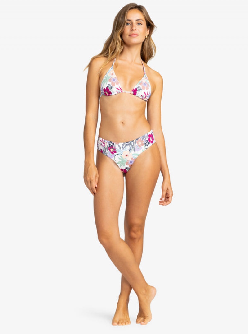 Roxy Printed Beach Classics Mini Tiki Tri Bikinioberteile | 86950-BMPC