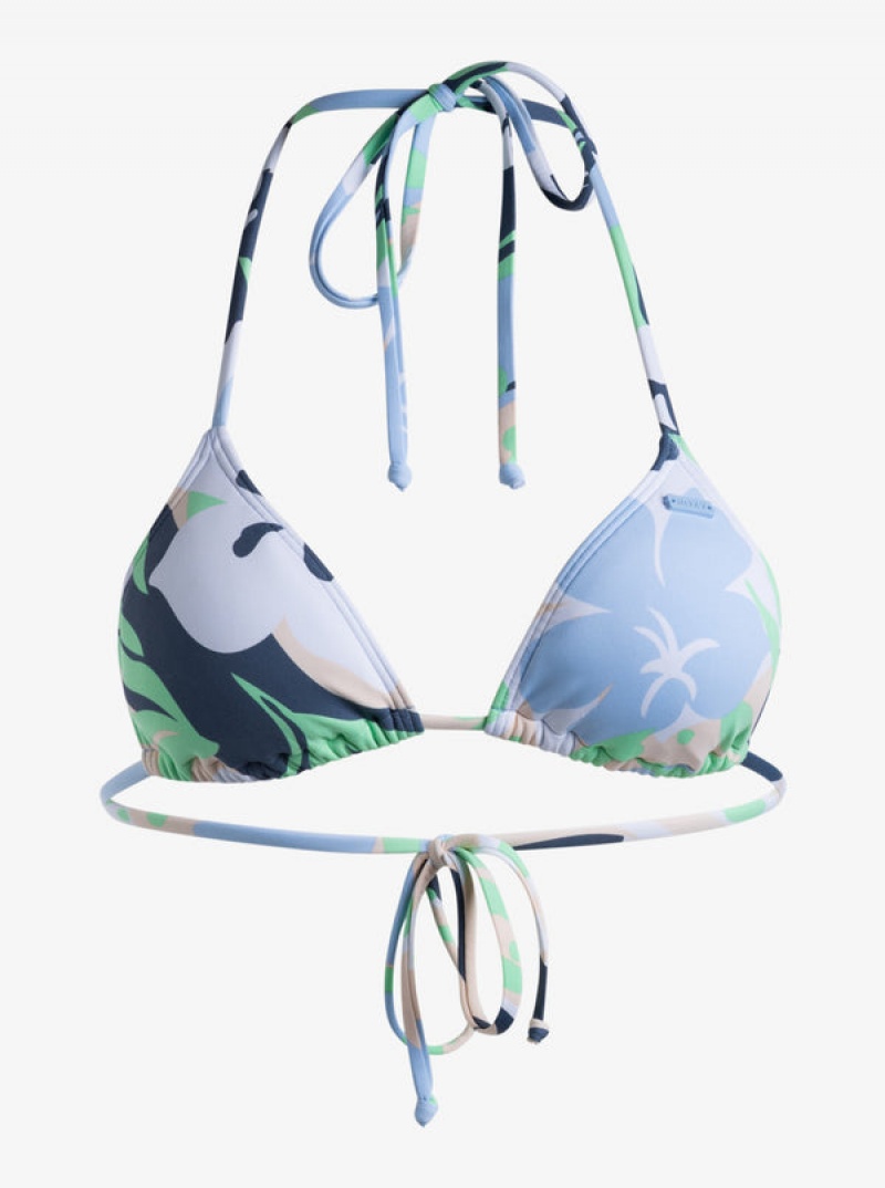 Roxy Printed Beach Classics Mini Tiki Tri Bikinioberteile | 92760-OHSM