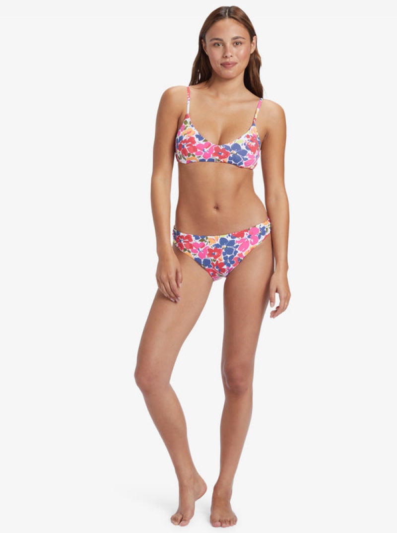 Roxy Printed Beach Classics Turn Triangle Bikinioberteile | 07348-MRJL