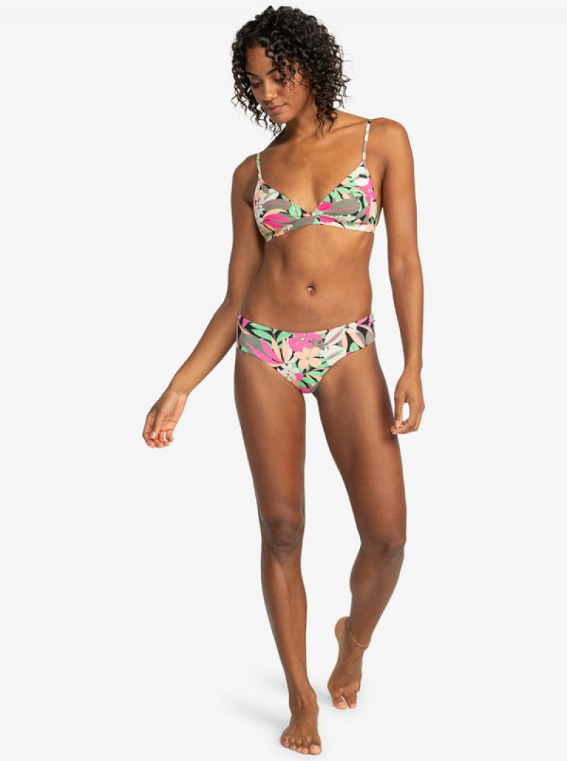 Roxy Printed Beach Classics V-Shape Cheeky Bikinihosen | 26073-JKMO