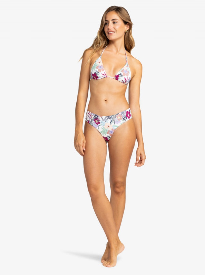 Roxy Printed Beach Classics V-Shape Cheeky Bikinihosen | 60295-BDXU