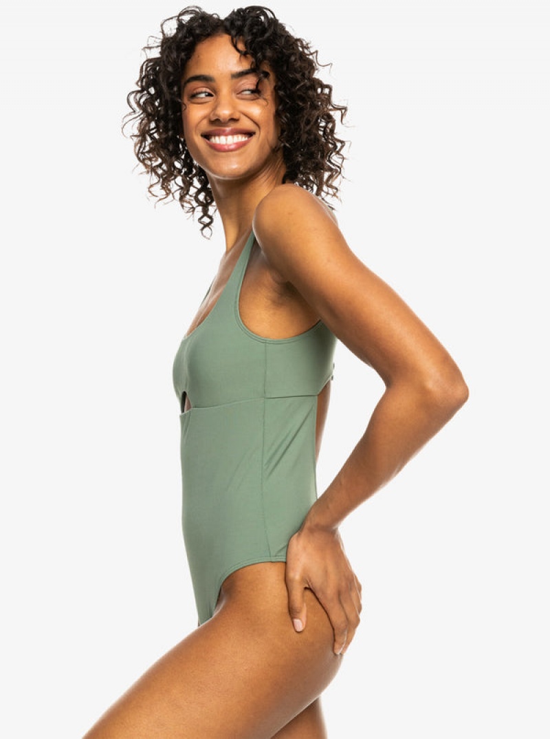 Roxy Pro The Double Line One-Piece Badeanzüge | 02817-ZWLS