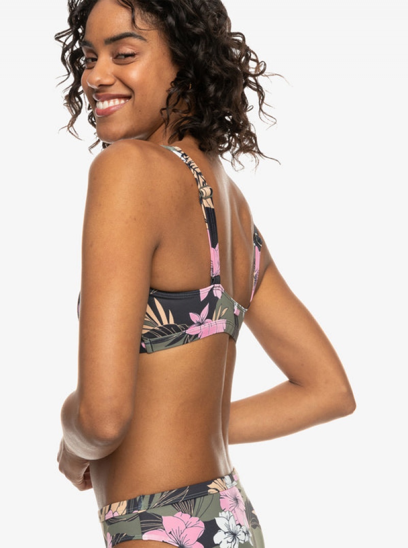 Roxy Pro The Tilt Shift Bra Bikinioberteile | 18267-JNWI