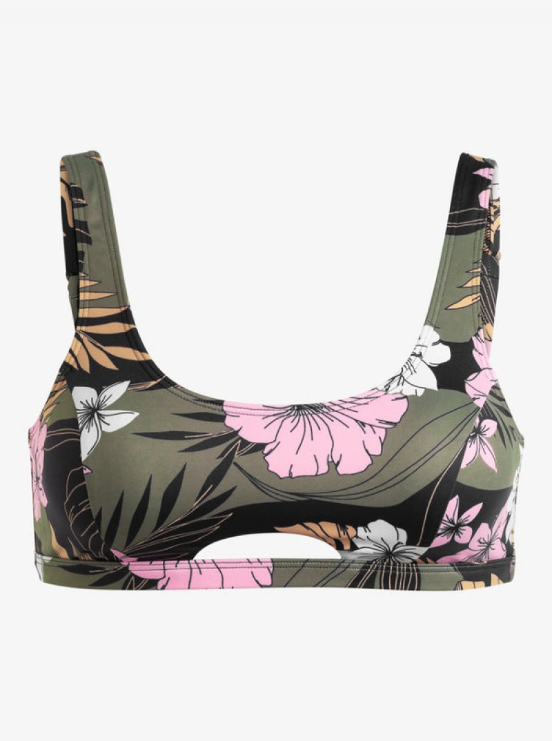 Roxy Pro The Tilt Shift Bra Bikinioberteile | 18267-JNWI