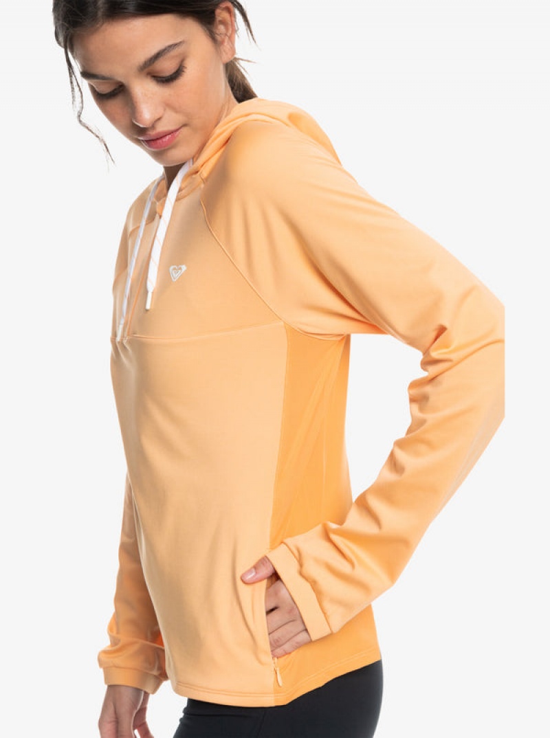 Roxy Pure Pursuit Mesh Mit Kapuze Hoodie | 86940-ELIM