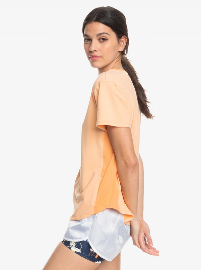 Roxy Pure Pursuit Mesh Tee Knit T-shirts | 10768-RCVL