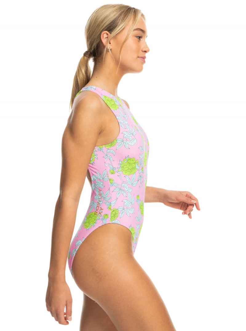 Roxy ROWLEY One-Piece Badeanzüge | 90746-BUDX