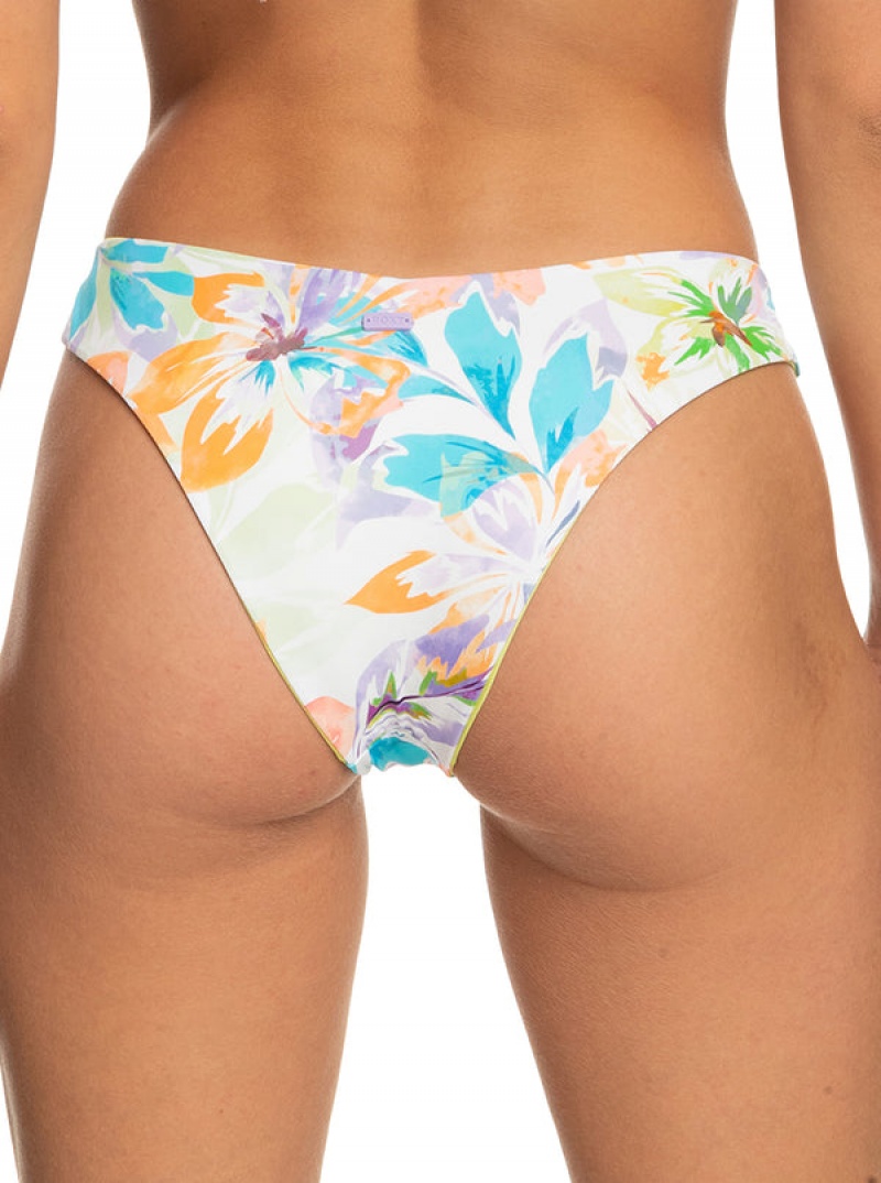 Roxy Retro Reversible Cheeky Bikinihosen | 19642-BHRL