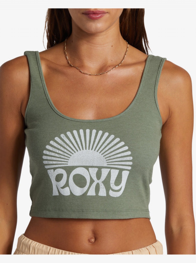 Roxy Rise And Shine Dive In Muskelshirt | 45926-LWUG