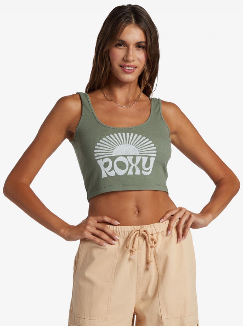 Roxy Rise And Shine Dive In Muskelshirt | 45926-LWUG