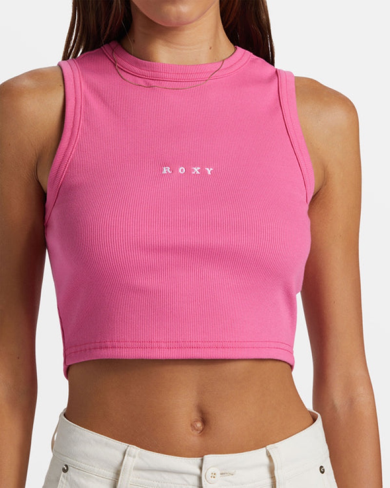 Roxy Roxify Fitted Gerippt Muskelshirt | 87659-RPMT