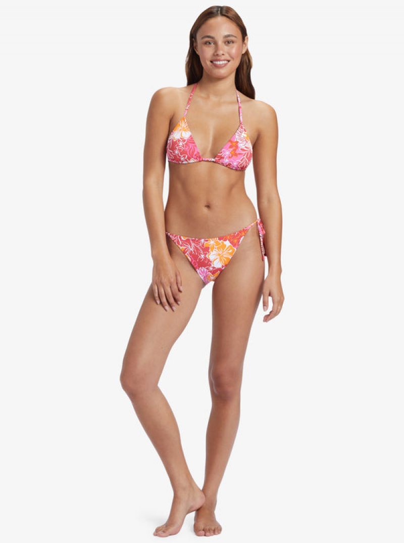 Roxy Sea Spray Tie Side Bikinihosen | 71098-USKT